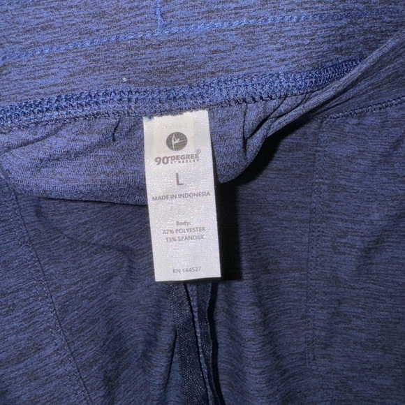 NWT 90 Degree by Reflex Heathered Dark Navy Size Large - Picture 6 of 6